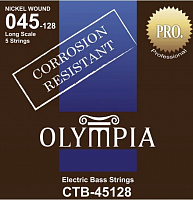 Olympia CTB45128 струны для 5-ти струнной бас-гитары (45-65-80-100-128) 