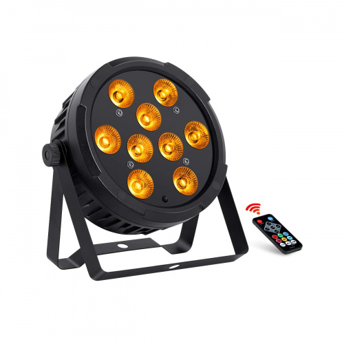 INVOLIGHT LEDPAR9HEX светодиодный прожектор RGBWA+UV 7шт. DMX-512, ИК-ДУ
