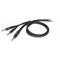 Die HARD DHG540LU18 Проф. аудио кабель инсертный,2х джек 6.3мм.— стерео джек 6.3мм длина 1.8 м