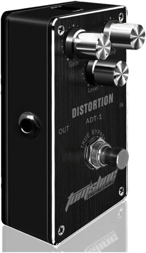 TOMSLINE ADT-1 Педаль эффектов Distortion, питание от БП и батареи 9в фото 2