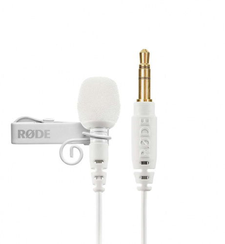 RODE Lavalier GO White петличный микрофон c разъёмом TRS 3.5мм, белый