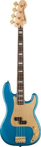 SQUIER 40th ANN P Bass LRL Lake Placid Blue бас-гитара, цвет голубой