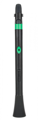 NUVO Dood (Black/Green) блок-флейта DooD, строй С (до), материал АБС-пластик, цвет чёрный/зеленый