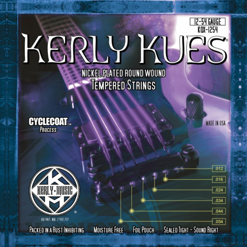KERLY KQX-1254 Kues Nickel Plated Steel Tempered струны для электрогитары