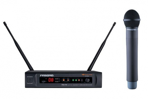 Pasgao PAW760+PAH330 радиосистема с ручным динамическим микрофоном, 16 кан, ИК порт