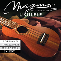 Magma Strings UK100NT Струны для укулеле сопрано традиционный строй 1-B / 2-F / 3-D / 4-A Серия: