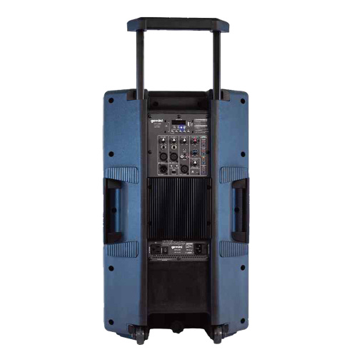 Gemini GSP-2200 15" активная акустическая система, 2200 Вт, микшер, XLR, 1 4" mic line, RCA и AUX в фото 2