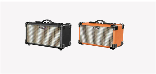 AROMA TM-15 ORANGE Комбоусилитель для электрогитары, 15 Вт, 2x3", Bluetooth, аккумулятор, оранжевый фото 3