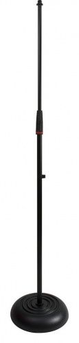 Ultimate JS-MCRB100C стойка микрофонная прямая с круглым основанием 84-154см, черная, 3,5 кг фото 3