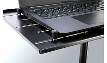 K&M 12185-000-55 стойка для ноутбука, сталь, чёрный