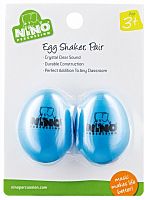 MEINL NINO540SB-2 шейкер-яйцо, пара, материал: пластик, цвет: голубой