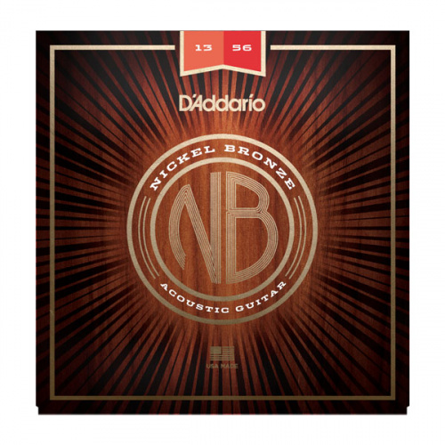 D'Addario NB1356 струны для акустической гитары,Medium, 13-56