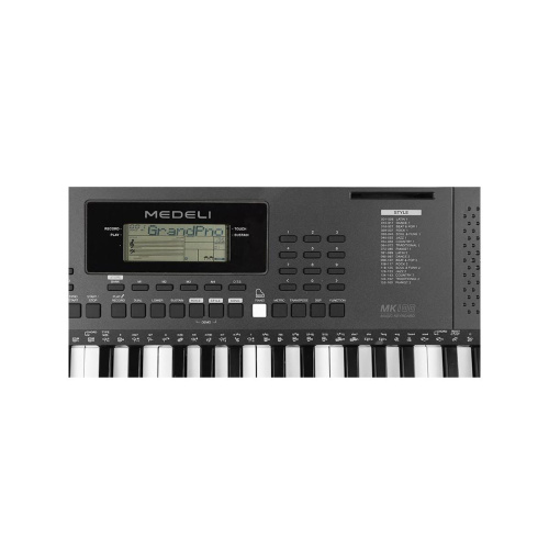 Medeli MK100 синтезатор, 61 клавиша, 64 полифония, 480 тембров, 160 стилей, вес 4 кг фото 5