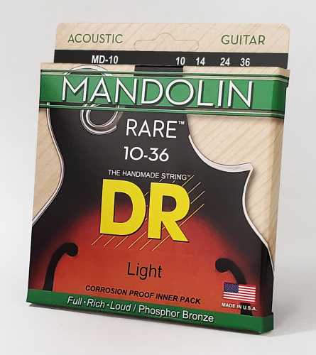 DR MD-10 RARE струны для мандолины 10 36 фото 3