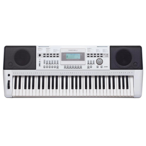 Medeli A100 WH синтезатор, 61 клавиша, 64 полифония, 508 тембров, 180 стилей, вес 6 кг фото 2