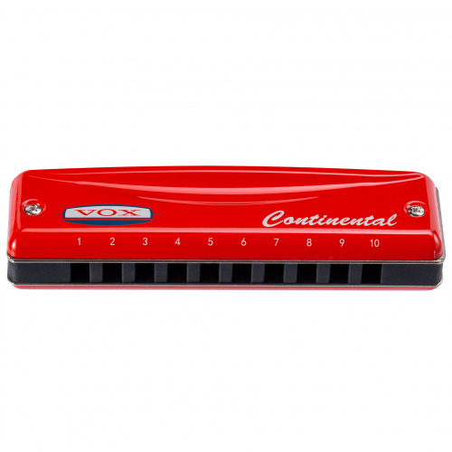 VOX Continental Type-2-C Губная гармоника, тональность До мажор, цвет красный