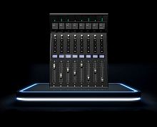 iCON V1-X USB MIDI DAW контроллер, модуль расширения для V1-M до 16, 32 и 64 каналов, 8 моторизованных фейдеров, 8 двухфункциональных энкодеров, 8х 12