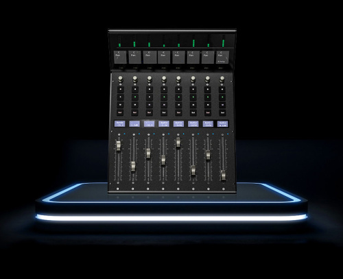 iCON V1-X USB MIDI DAW контроллер, модуль расширения для V1-M до 16, 32 и 64 каналов, 8 моторизованных фейдеров, 8 двухфункциональных энкодеров, 8х 12