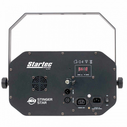 American DJ Stinger Star световой прибор 3 в 1: эффект "лунного цветка", стробо/чейз и эффект лазера фото 2
