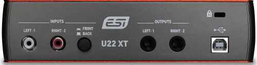 ESI U22 XT cosMik Set Студийный комплект для записи: звуковая карта U22 XT, наушники eXtra 10, микрофон cosMik 10, кабаль, ПО. фото 4