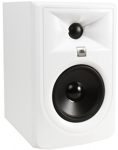 JBL 305P MKII (White) Цвет белый, активный студийный монитор 5" с магнитным экраном, 43 Гц-24 кГц, 41 Вт НЧ + 41 Вт ВЧ RMS, балансный XLR/jack.
