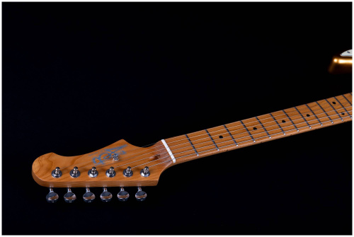 JET JS-300 GD электрогитара, Stratocaster, корпус липа, 22 лада, SSS, tremolo, цвет GD фото 4