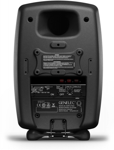 Genelec 8040BPM активный 2-полосный монитор, НЧ 6.5" 90Вт, ВЧ 0.75" 90Вт. Подставки. Темный фото 2