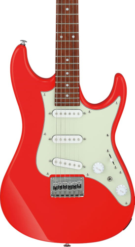 IBANEZ AZES31-VM электрогитара, корпус тополь, гриф клён, звукосниматели SSS Essentials, бридж F106, цвет красный фото 6