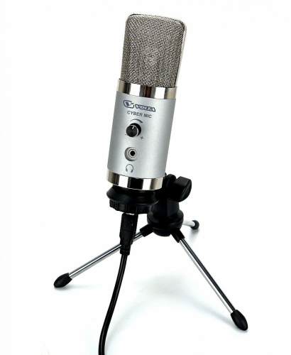 CYBER MIC Студийный микрофон с встроенным USB-интерфейсом.