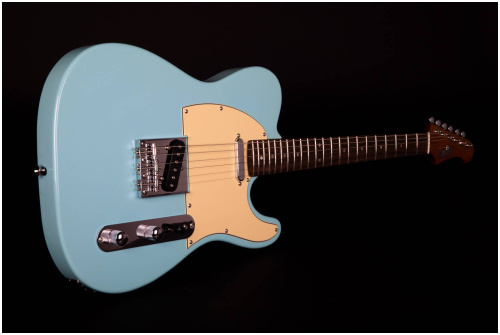 JET JT-300 BL R электрогитара, Telecaster, корпус липа, 22 лада, SS, цвет Sonic blue глубой фото 3
