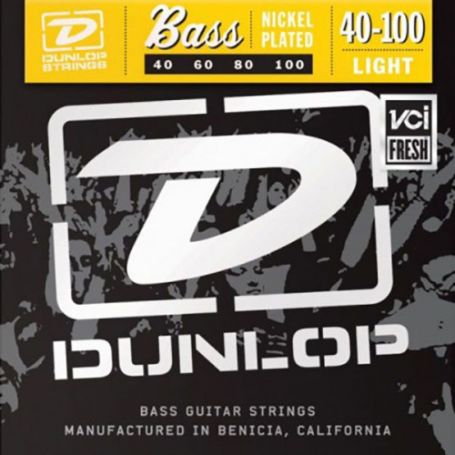 Dunlop DBN40100 струны для бас-гитары 40-100, никель