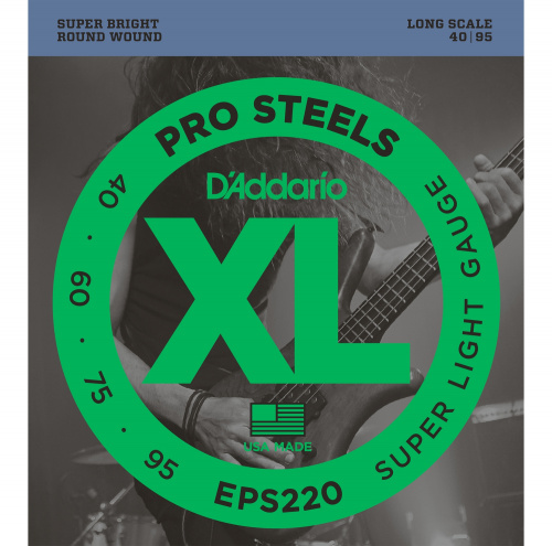 D'Addario EPS220 струны для бас-гит, Long, 40-95