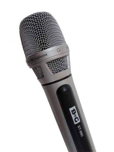 B&G ST-980 Радиосистема вокальная, UHF 600-800MHz, PLL, 200 каналов, 2 ручных микрофона фото 3