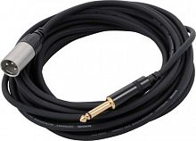 Cordial CCM 10 MP микрофонный кабель XLR M/моно джек 6,3 мм, 10,0 м, черный