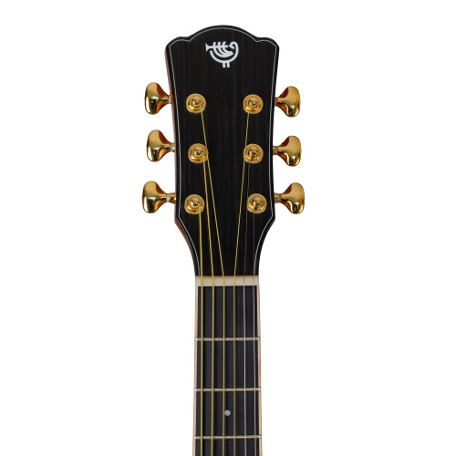 ROCKDALE Aurora D7 Koa NAT Акустическая гитара. Форма корпуса Dreadnought. Цвет натуральный. Глянцевое покрытие. Верхняя дека из ели с верхним слоем и фото 7