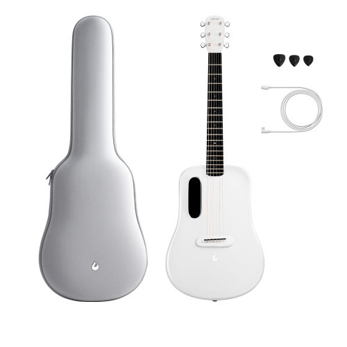 Lava ME 3 36 White трансакустическая гитара с чехлом, 36", цвет белый фото 3