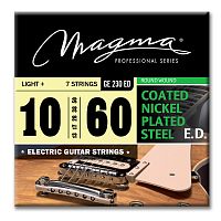 Magma Strings GE230ED Струны для 7-струнной электрогитары 10-60, Серия: Nickel Plated Steel, Калибр: 10-13-17-28-38-50-60, Обмотка: круглая, никелиров