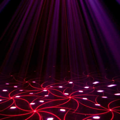 American DJ Stinger Эффект 3 в 1:Лунный цветок, стробоскоп и лазер 6 x 5Вт (RGBWYP) HEX светодиоды + 8 x 3 фото 2