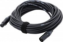 Cordial CPM 15 FM микрофонный кабель XLR female XLR male, разъемы Neutrik, 15,0 м, черный