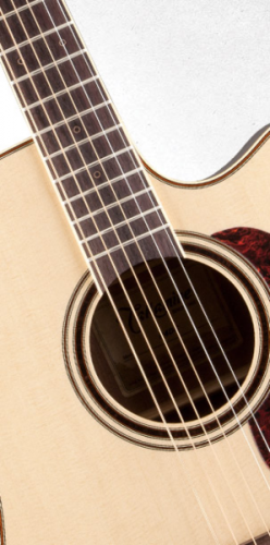 TAKAMINE PRO SERIES 4 P4DC электроакустическая гитара типа DREADNOUGHT CUTAWAY с кейсом, цвет натуральный, верхняя дека - массив ели, нижняя дека - ма фото 4