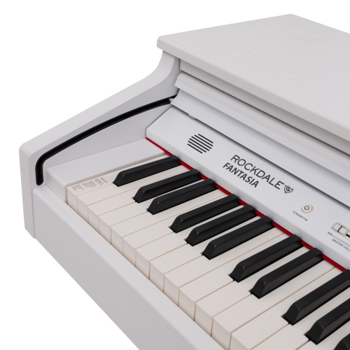 ROCKDALE Fantasia 128 Graded White цифровое пианино, 88 клавиш. Цвет белый. фото 9