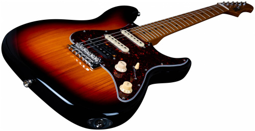 JET JS-400 SB электрогитара, Stratocaster, корпус липа, 22 лада, HSS, tremolo, цвет SB фото 6