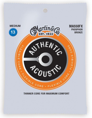 Martin MA550FX струны для акустической гитары, 13-56, фосфорная бронза
