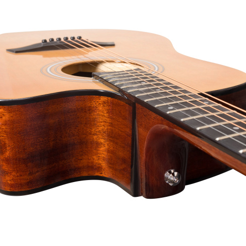 ROCKDALE Aurora D5 Gloss C NAT акустическая гитара дредноут с вырезом, цвет натуральный, глянцевое п фото 4
