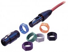 Neutrik XCR-7 кольцо для разъемов XLR серии X с площадкой для нанесения маркировки фиолетовое