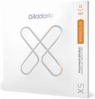 D'ADDARIO XSM1140 струны для мандолины, серия XS,с покрытием, калибр: 11-40, Medium