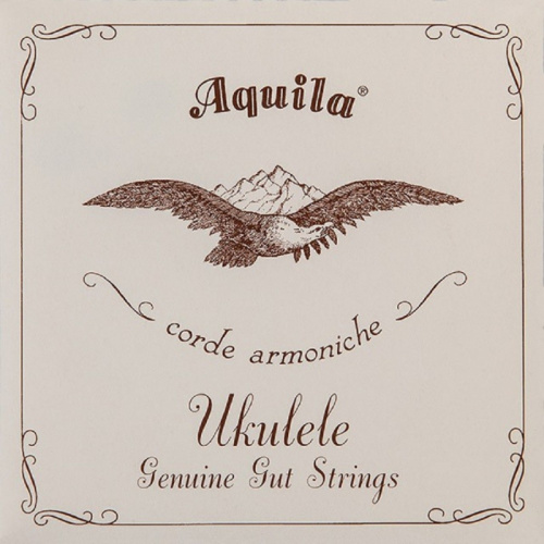 AQUILA GENUINE GUT 1U жильные струны для укулеле сопрано (High G-C-E-A)