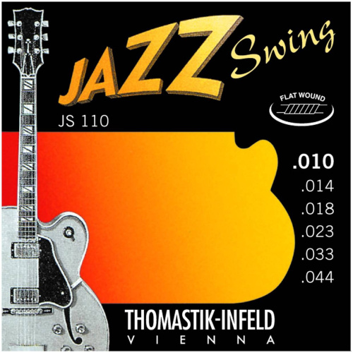 THOMASTIK JS110 струны серии Jazz Swing для джазовой электрогитары, 10-44