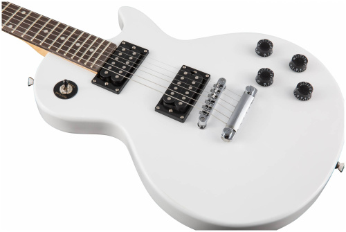 TERRIS TLP-039 WH электрогитара Les Paul, HH, 2V2T, цвет белый фото 5