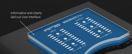 RME MADIface Pro мультиформатный мобильный USB аудио интерфейс 136 каналов 192kHz фото 3